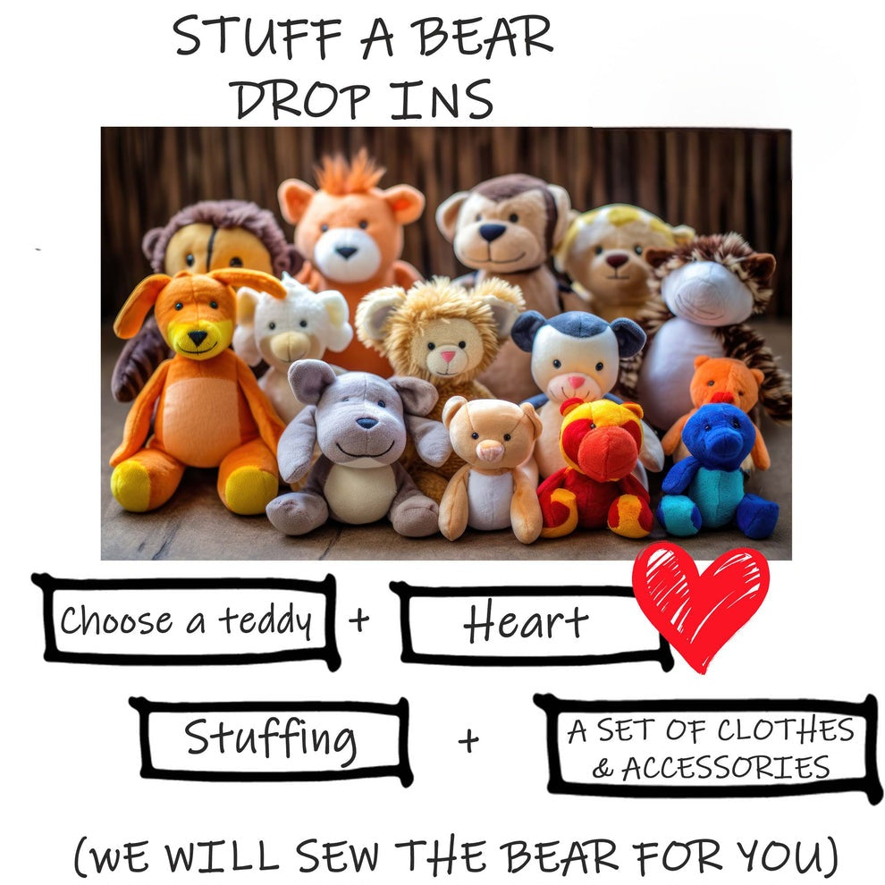 Friday 10th April 10-12pm Stuff a bear special