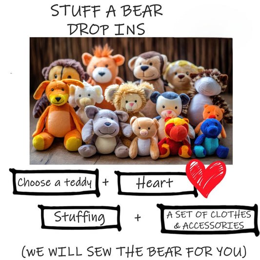 Friday 10th April 10-12pm Stuff a bear special
