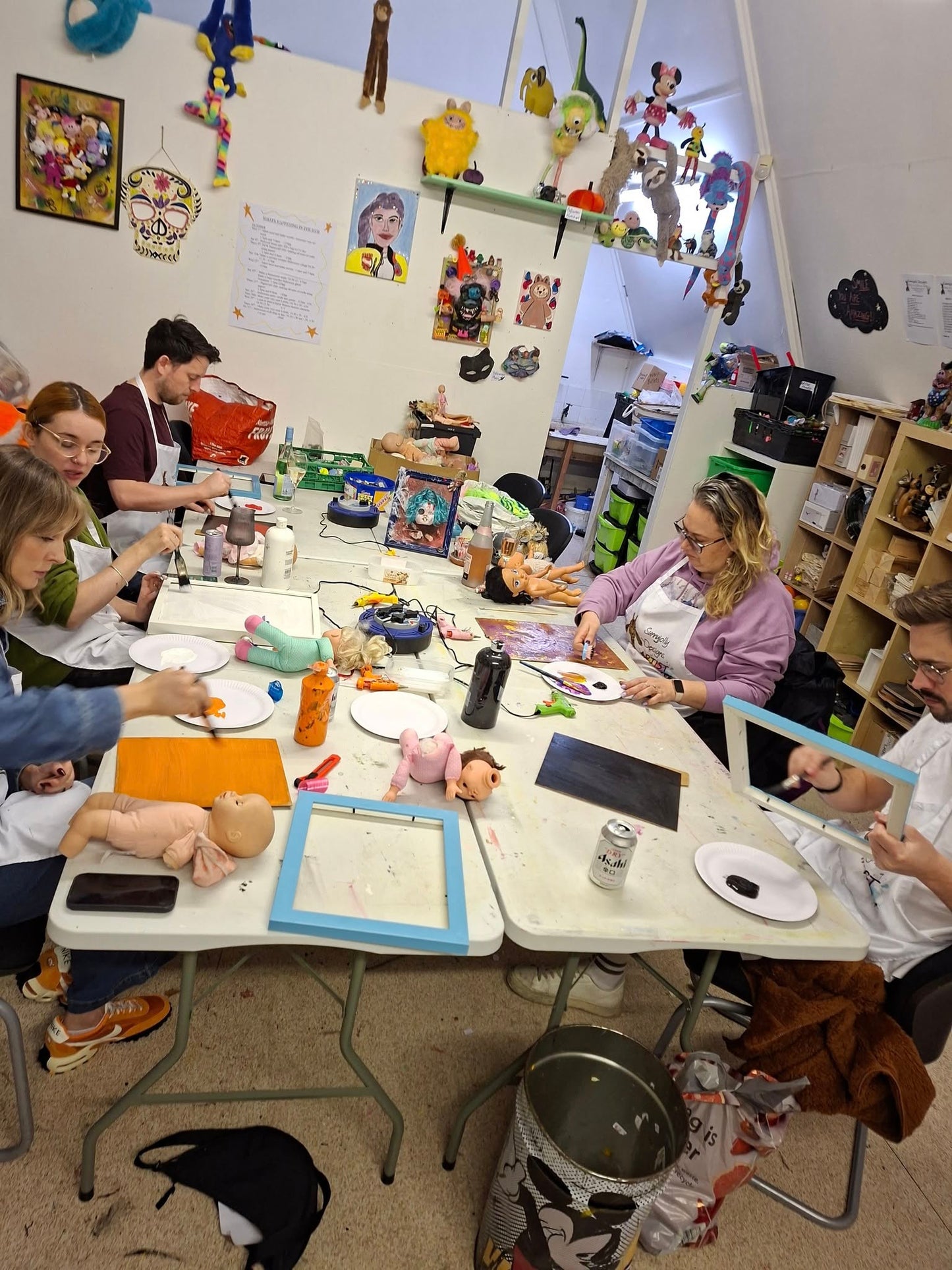 Create a scary dolls Halloween picture and drinks (adults evening) - Fri 23rd October - 6.30-8.30pm