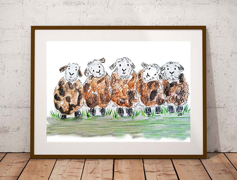 Paint sheep using watercolours- Sat 22nd Aug 10.30-12.30