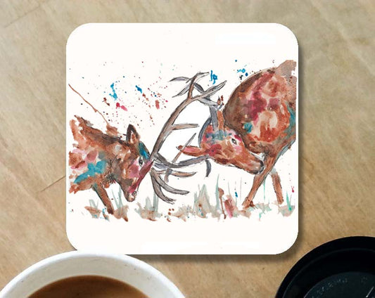Stag coaster