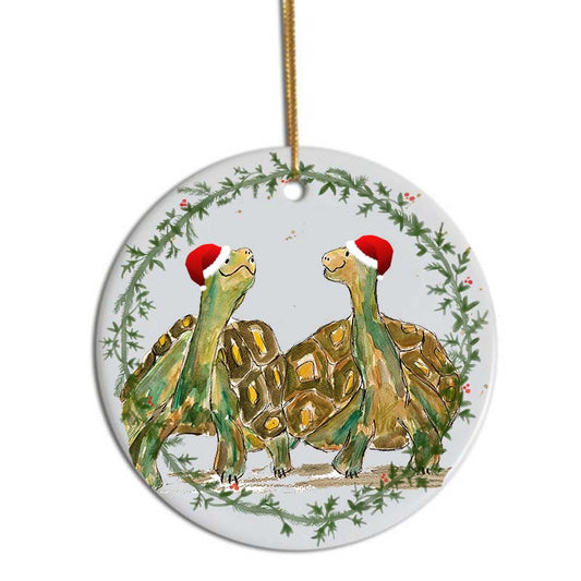 Tortoises Christmas tree decoration - Max and Paddy