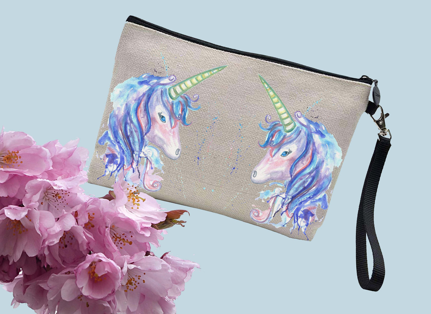 Unicorn make up / toiletries bag