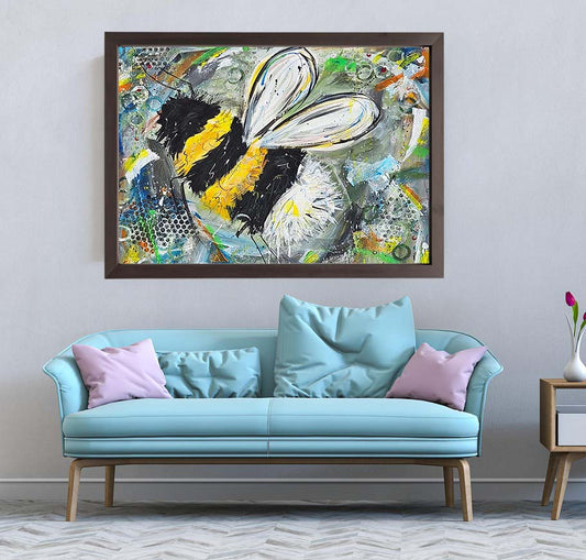 British wildlife collection print - Bee LIMITED EDITION