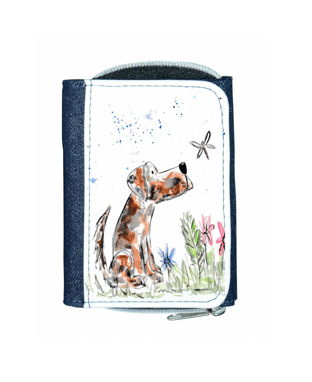 Meadow dog denim purse