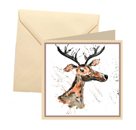 Stag blank card