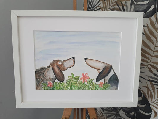Dylan and Isabelle original painting