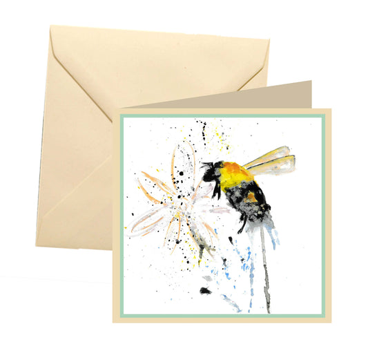 Bee blank card