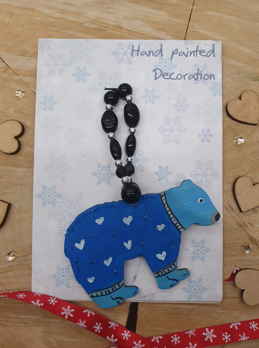 Polar bear decoration
