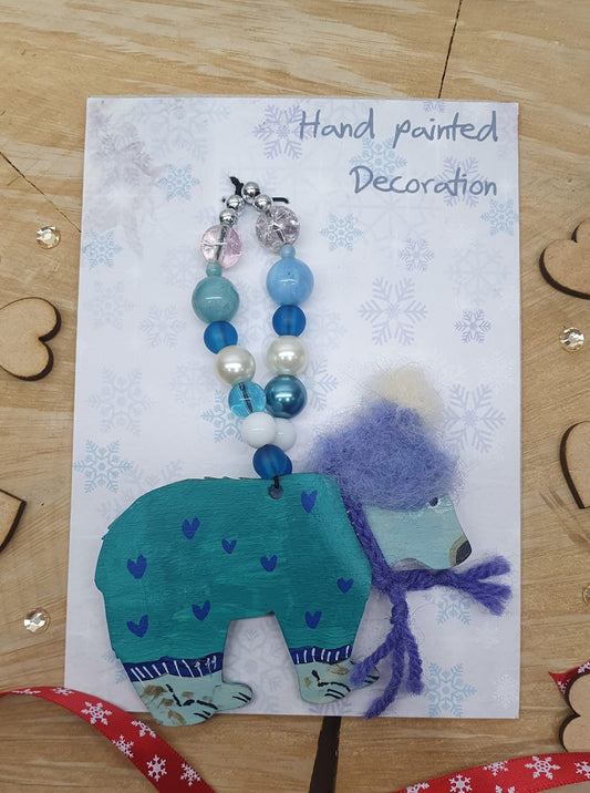 Polar bear decoration