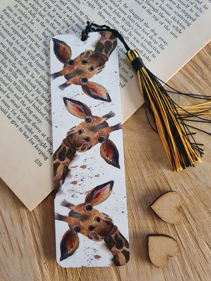 Giraffe 'Dotty' bookmark