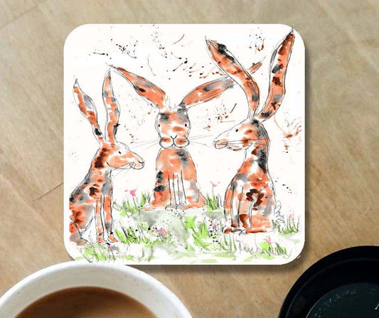 3 hares coaster