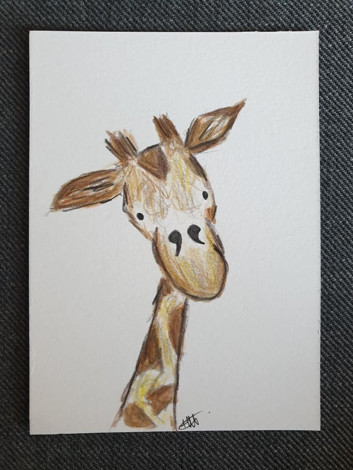 Dylan giraffe illustration