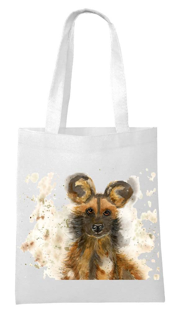 African painted dog Tote shopping bag