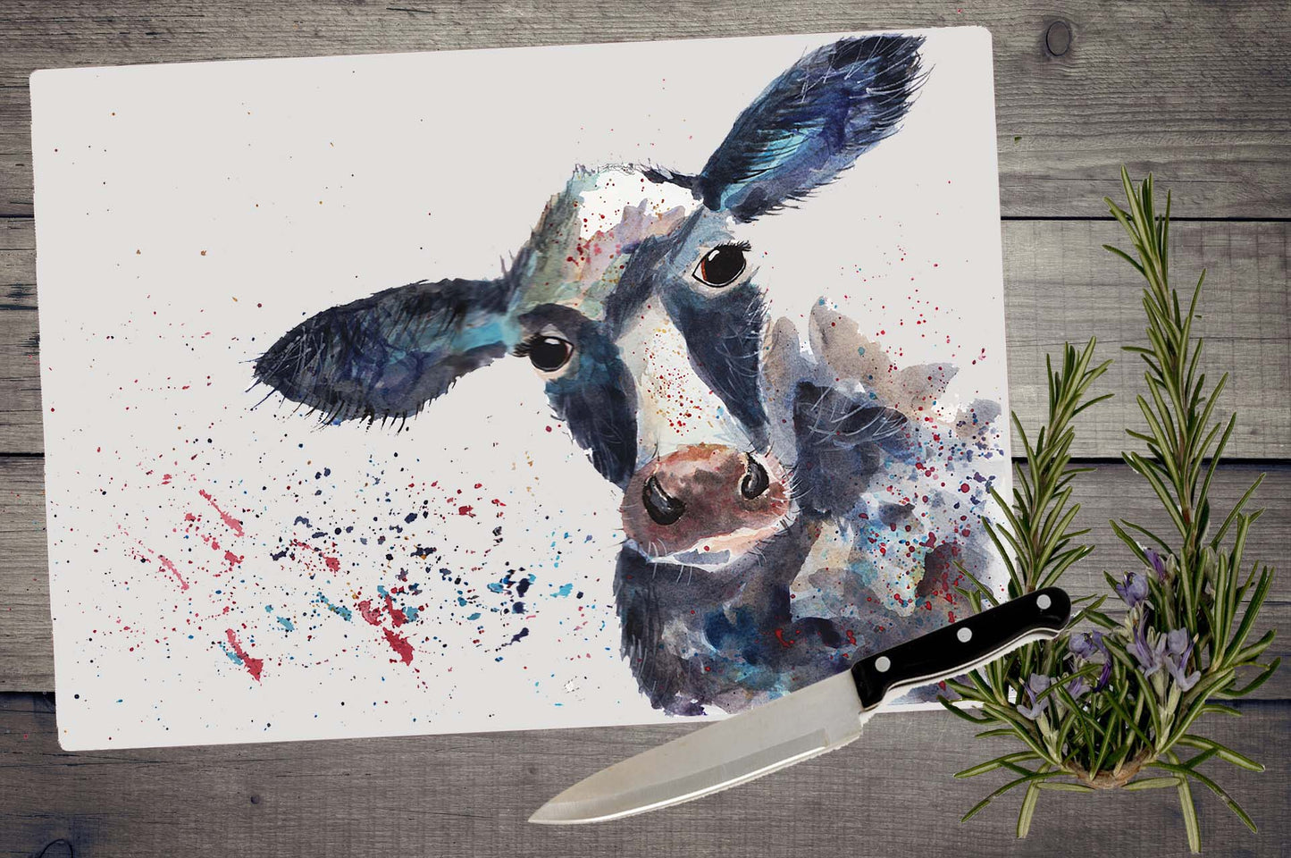 Arthur cow chopping board / Worktop saver