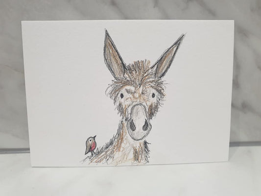 Dominic the  donkey illustration