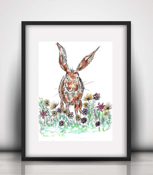 Hopkins hare fine art print
