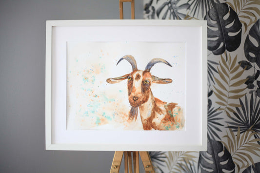 Marmalade- goat original painting