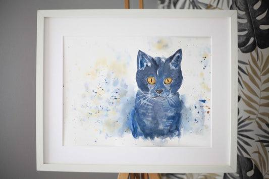 Cat original painting