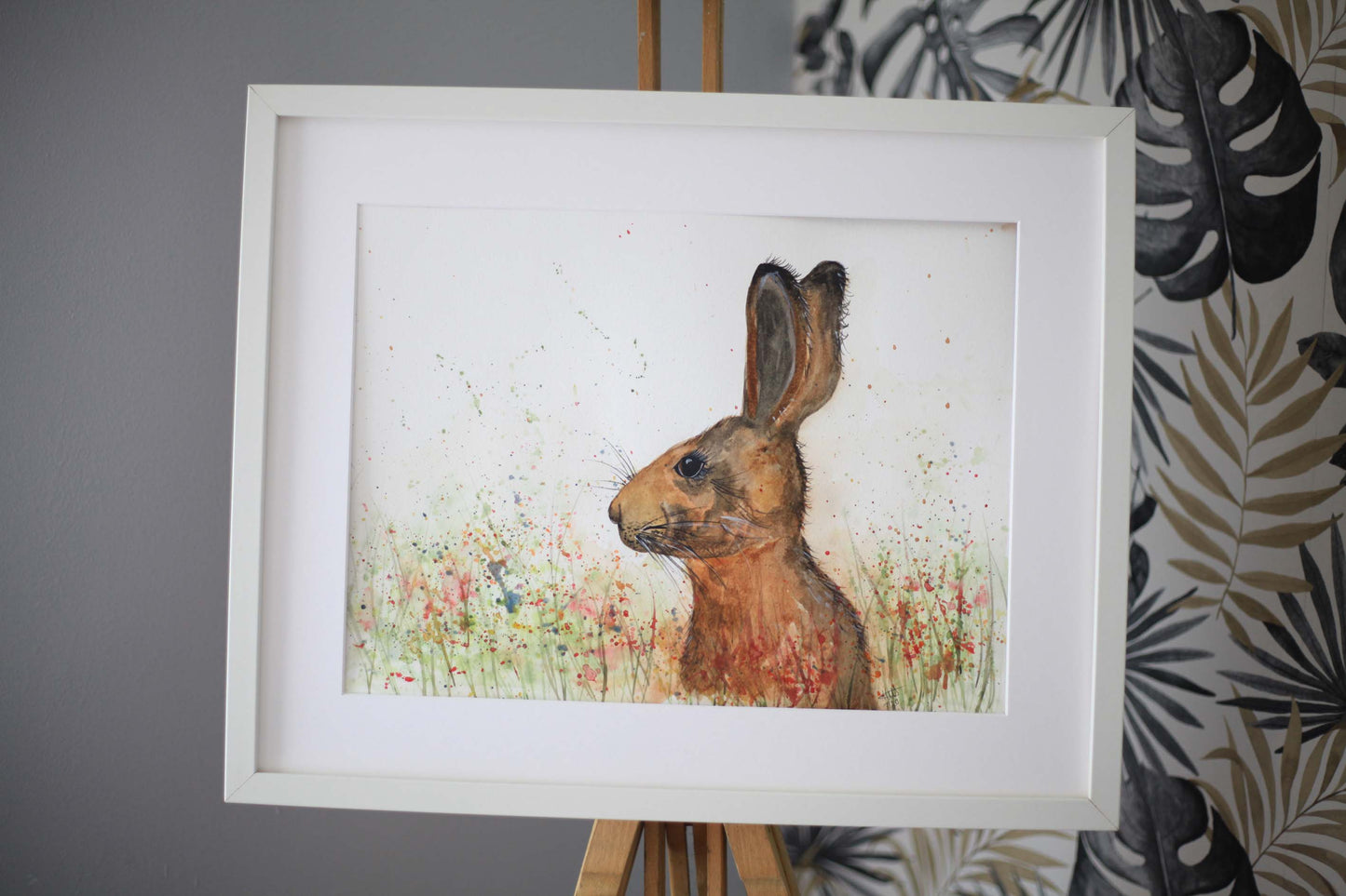 Hare original painting 'Bramble'