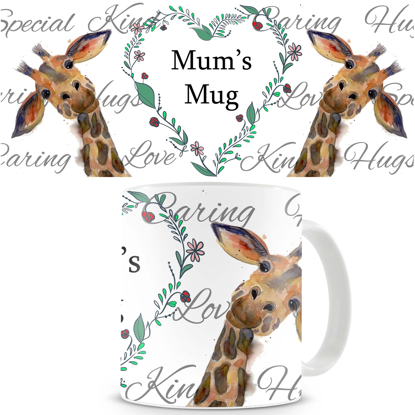 Mum giraffe 'Dotty' Mug