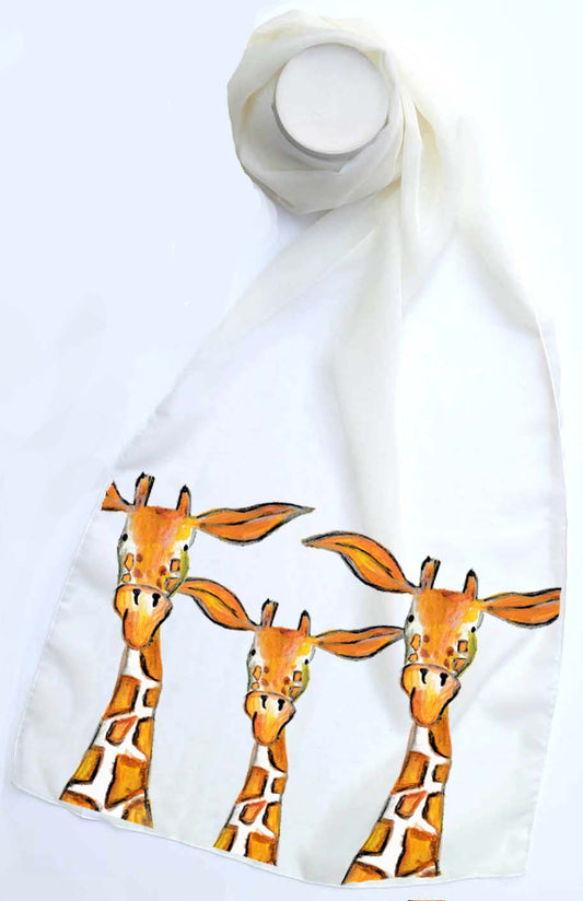 April giraffe scarf
