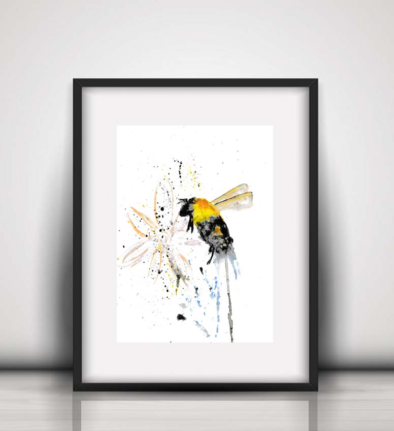 Bee fine art print