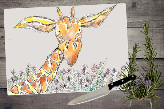 Biggles giraffe chopping board / Worktop saver