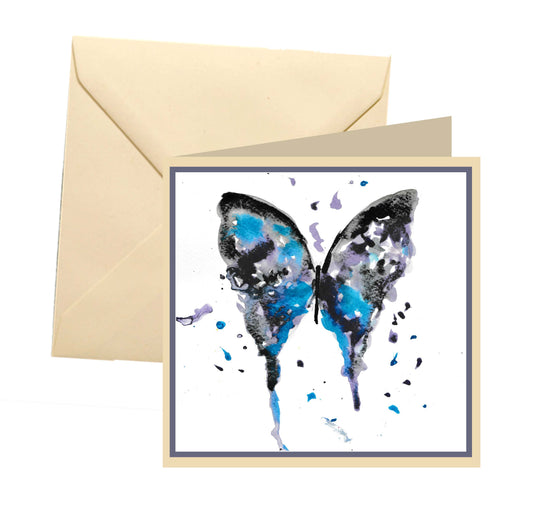 Butterfly blank card