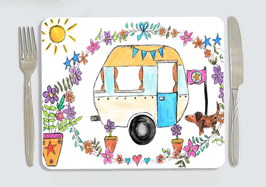 Caravan placemat