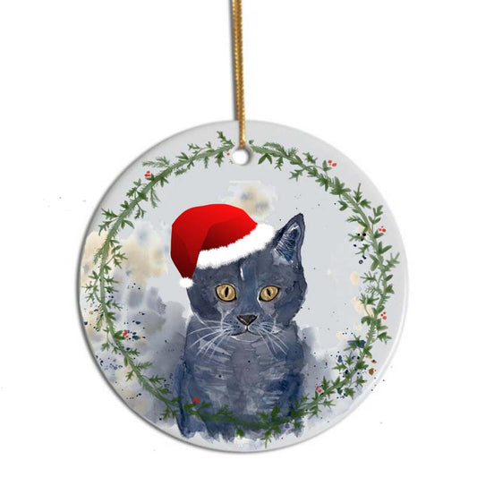Cat Christmas tree decoration