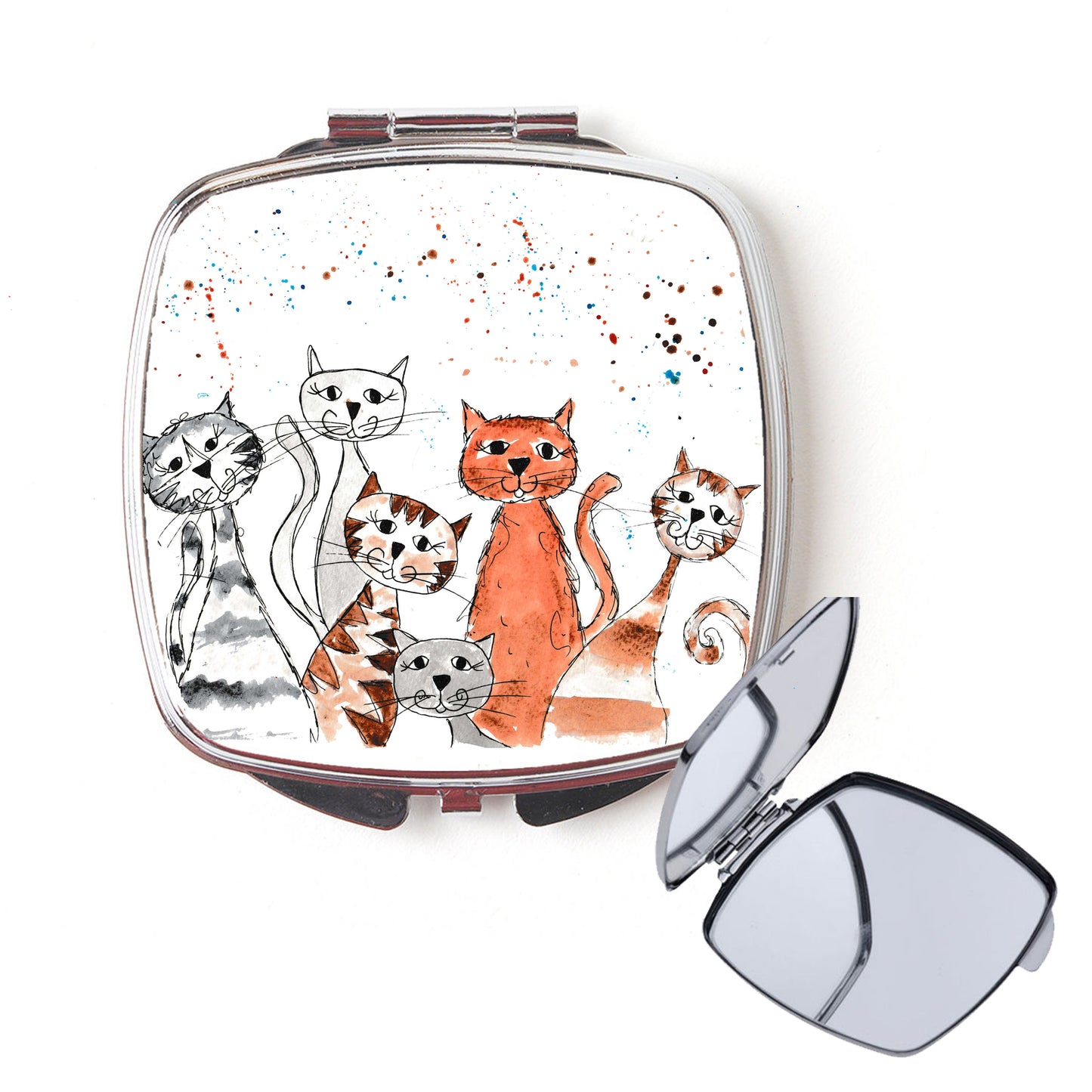 Cats compact mirror