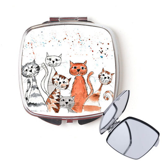 Cats compact mirror