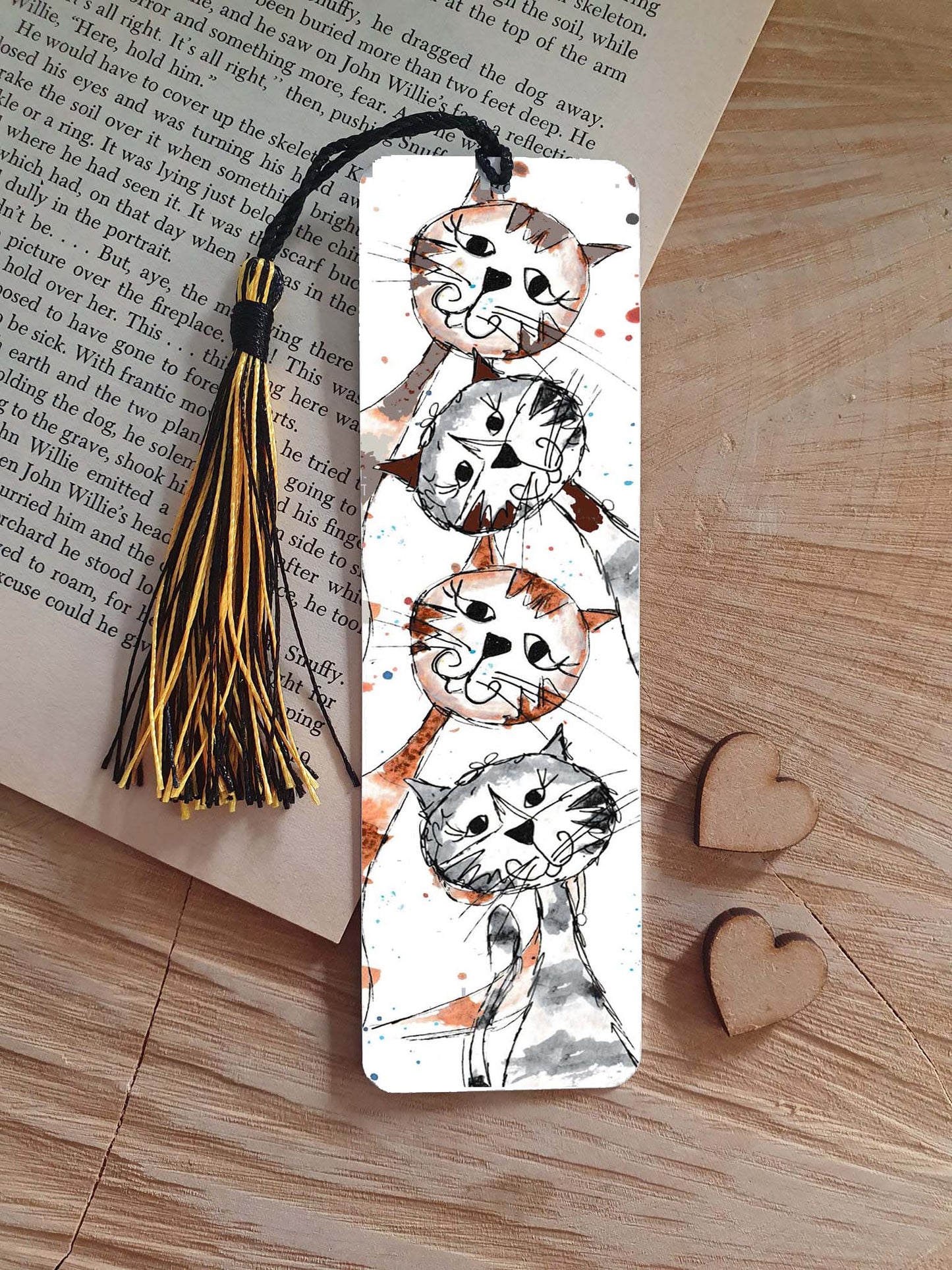 Cats bookmark