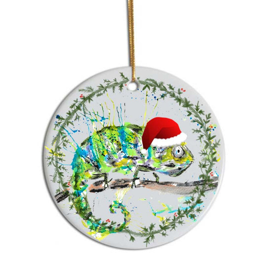 Chameleon Christmas tree decoration