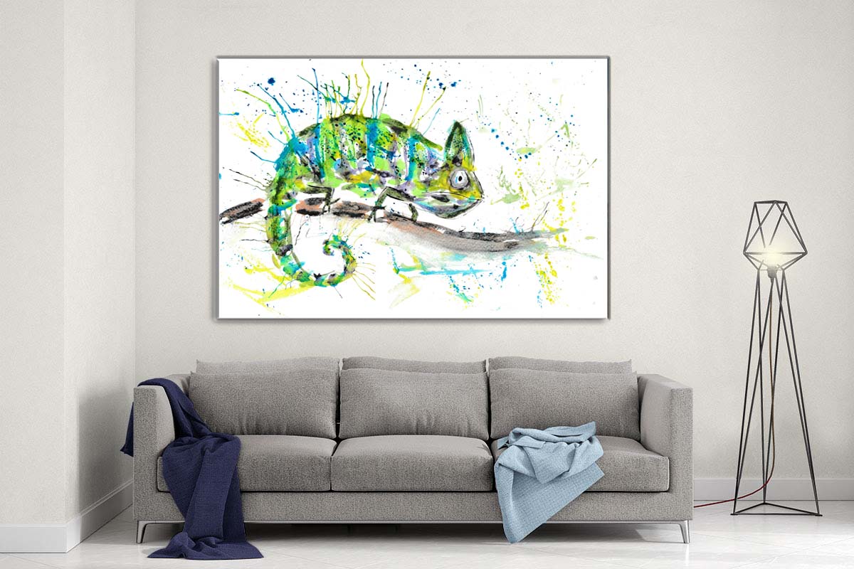 Cameleon canvas- Ready to hang