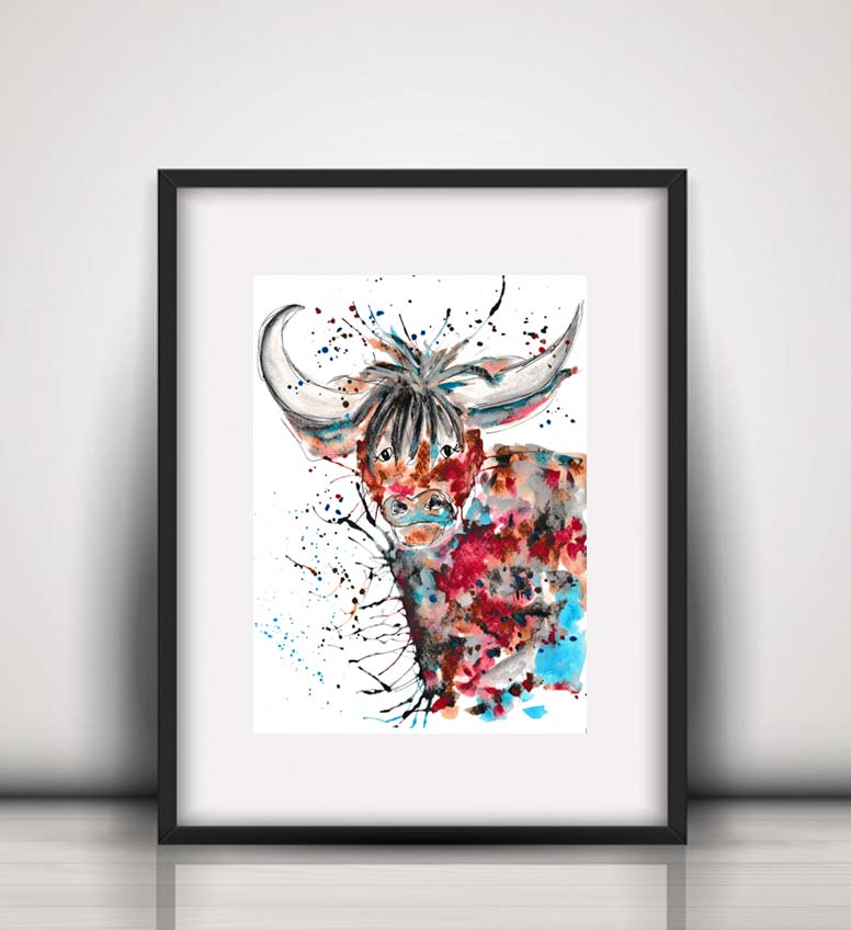 Highland cow - Clarice fine art print