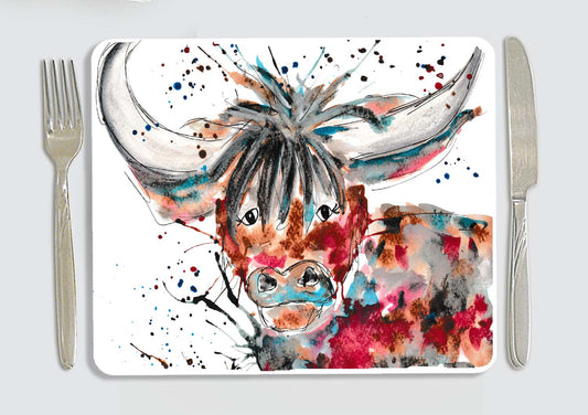 Clarice - Highland cow placemat