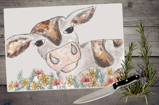 Cow chopping board / Worktop saver