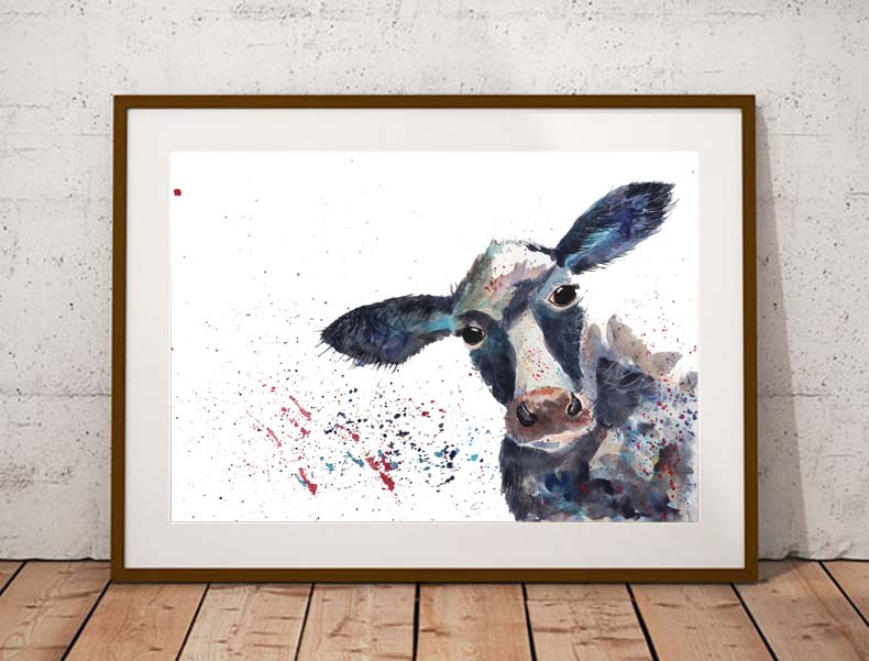 Cow 'Arthur' fine art print