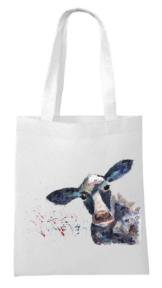 Cow tote shopping bag
