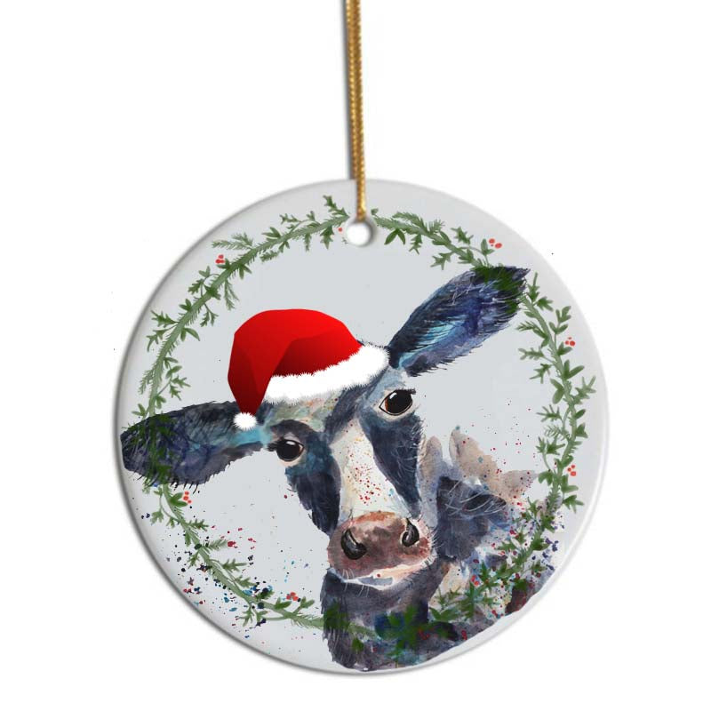 Cow Christmas tree decoration