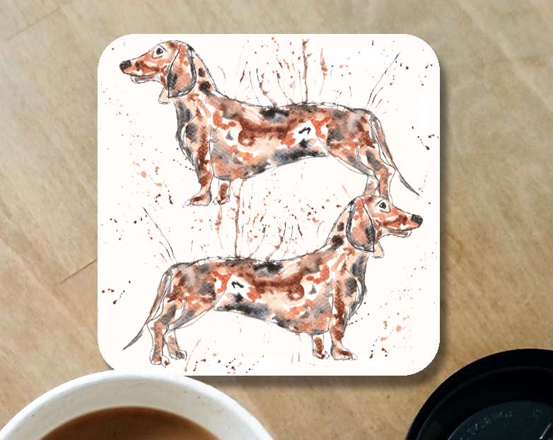 Dachshund coaster