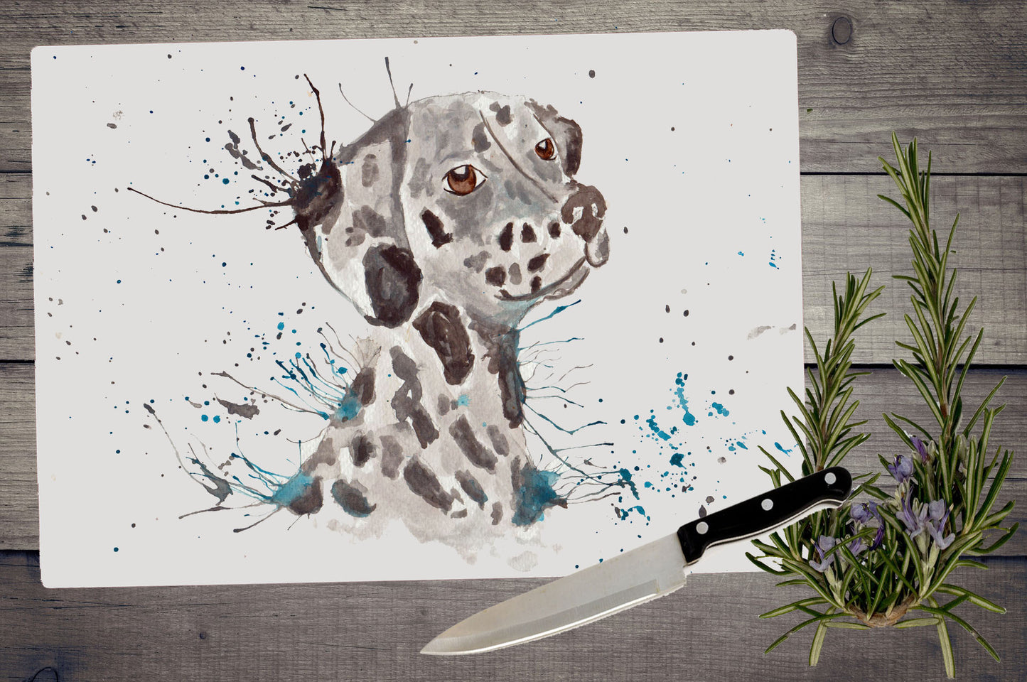 Dalmation chopping board / Worktop saver