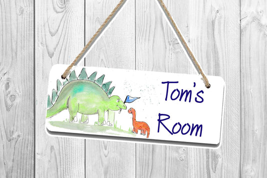 Dinosaur Door / Name plaque