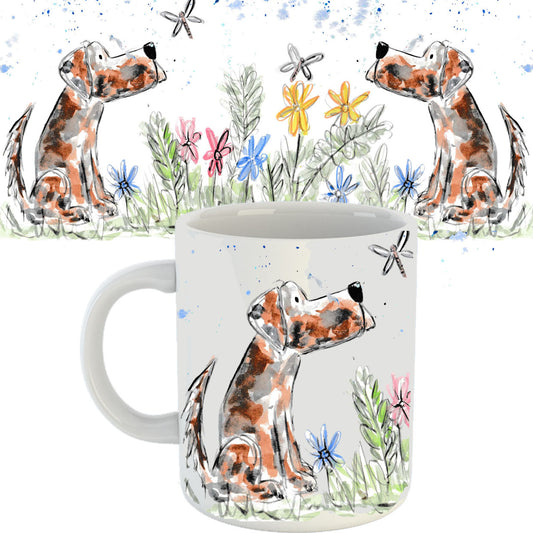 Meadow dog mug
