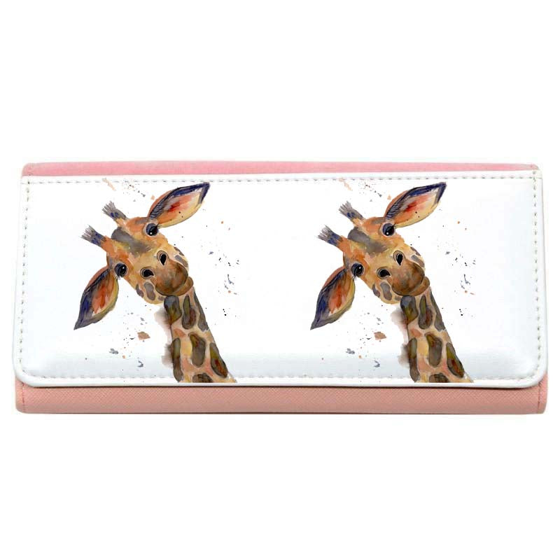 Dotty giraffe purse