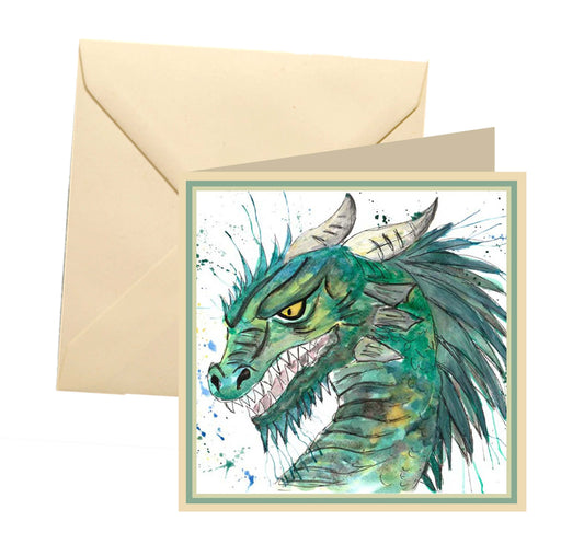 Dragon blank card