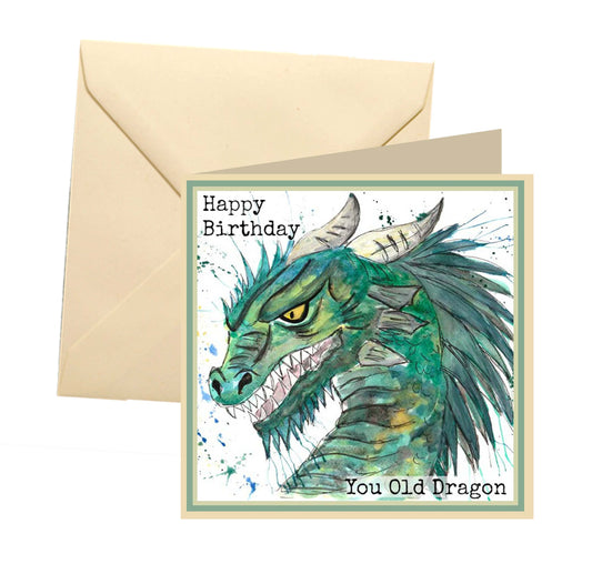 Dragon birthday card
