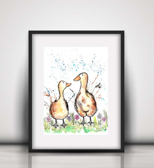 Ducks fine art print